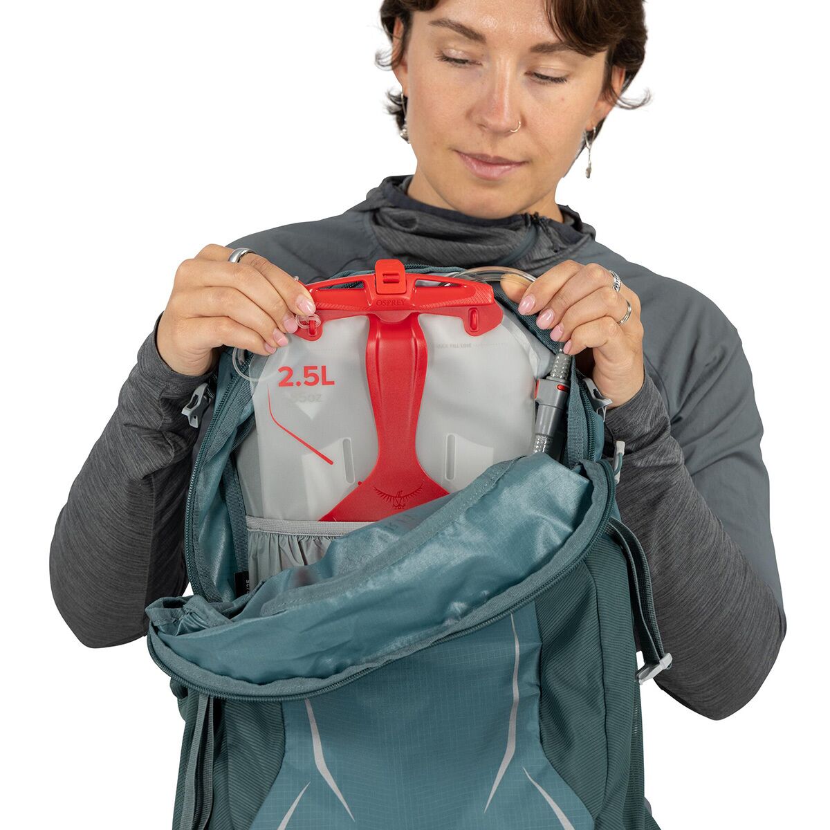 Рюкзак Osprey Packs Hikelite 26L, цвет: Синий — фото 6
