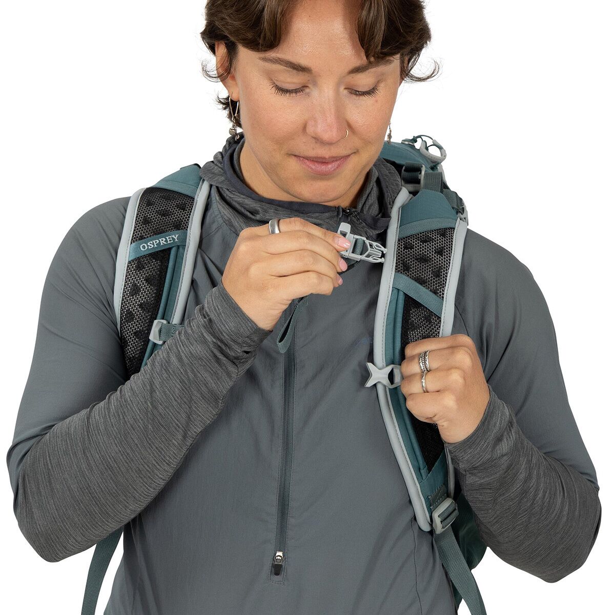 Рюкзак Osprey Packs Hikelite 26L, цвет: Синий — фото 8