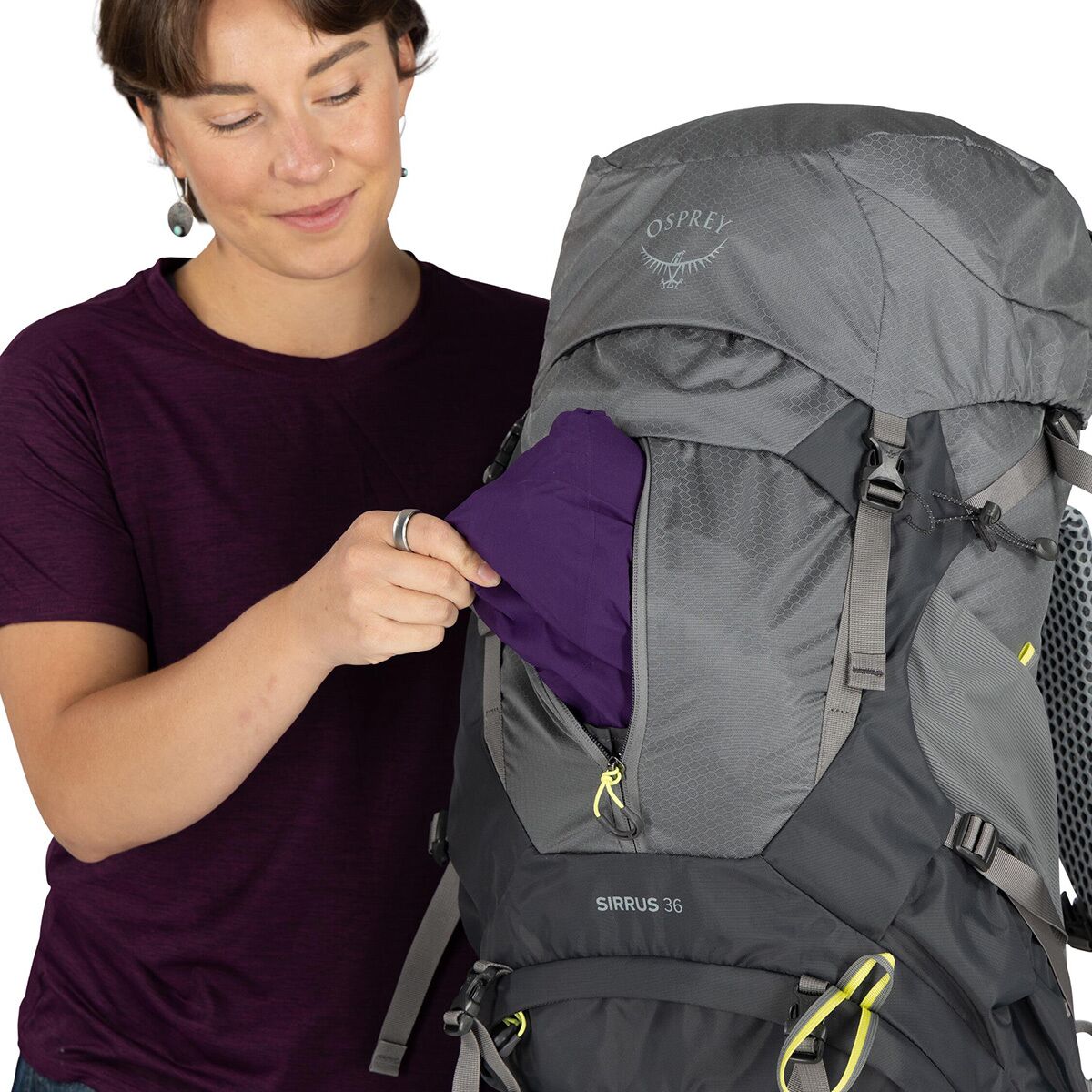 Рюкзак Osprey Packs Sirrus 36L, цвет: Средний серый — фото 11