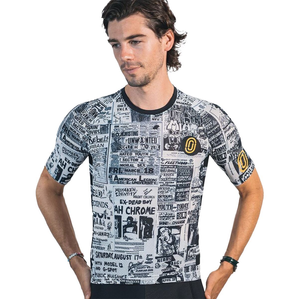 Ostroy Punk Flyers Zipperless ShortSleeve Jersey Men's Bike