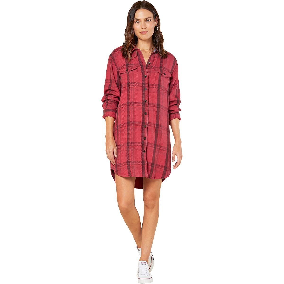 Outerknown Blanket Shirt Dress Women's Clothing