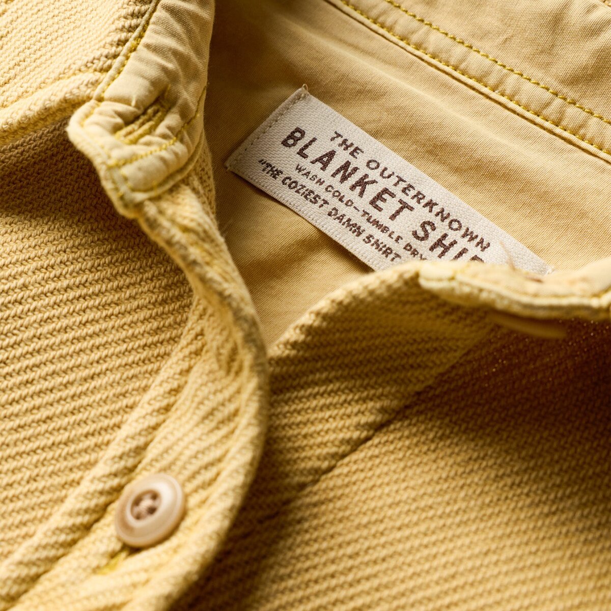 Мужская рубашка Outerknown Chroma Blanket, цвет: Глиняный — фото 5