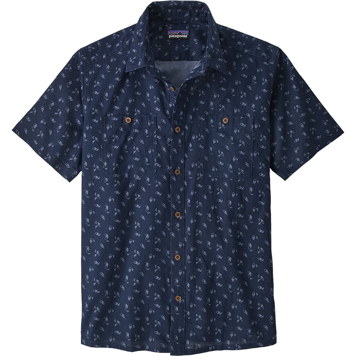 grey patagonia shirt