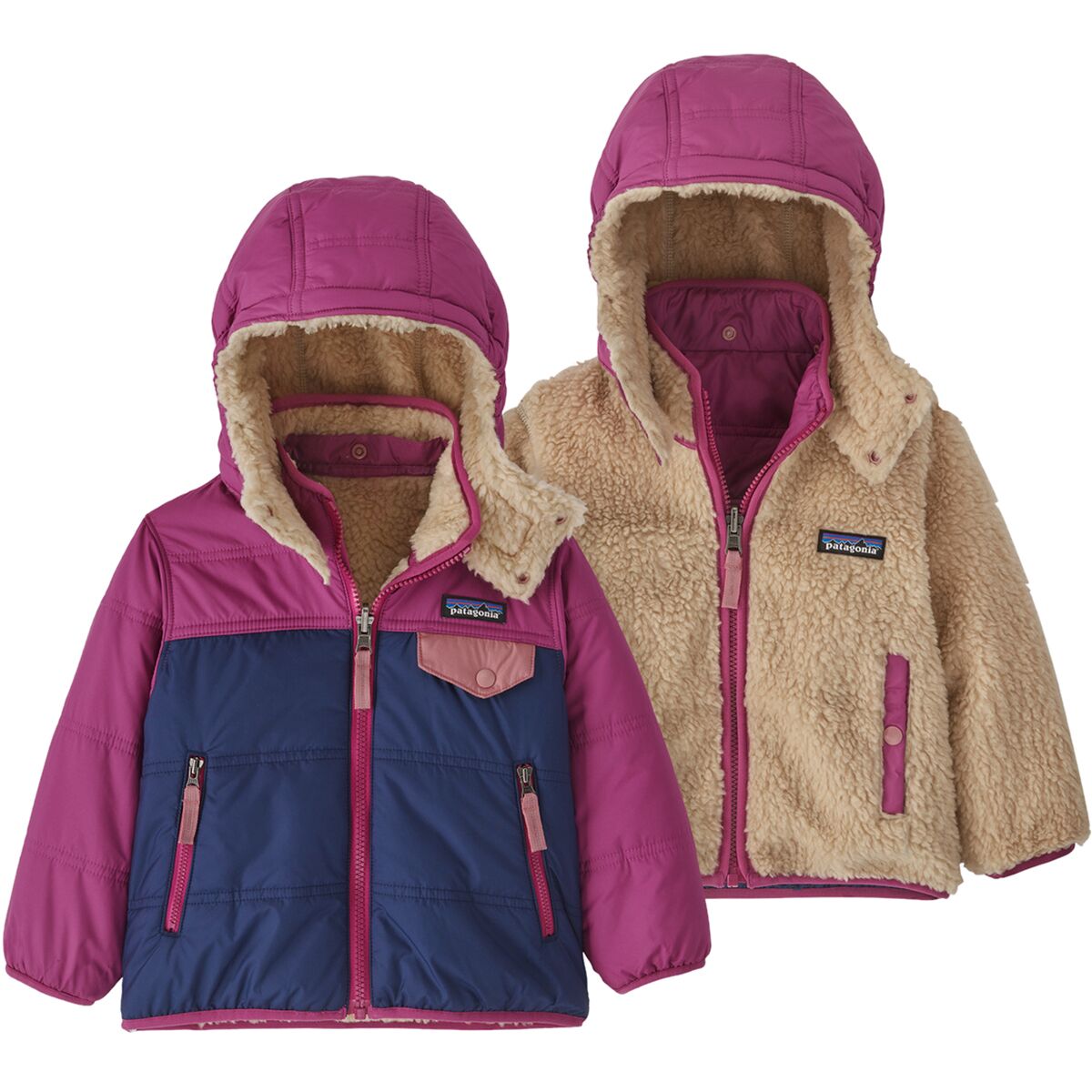 Patagonia Reversible Tribbles Hooded Jacket - Infants´