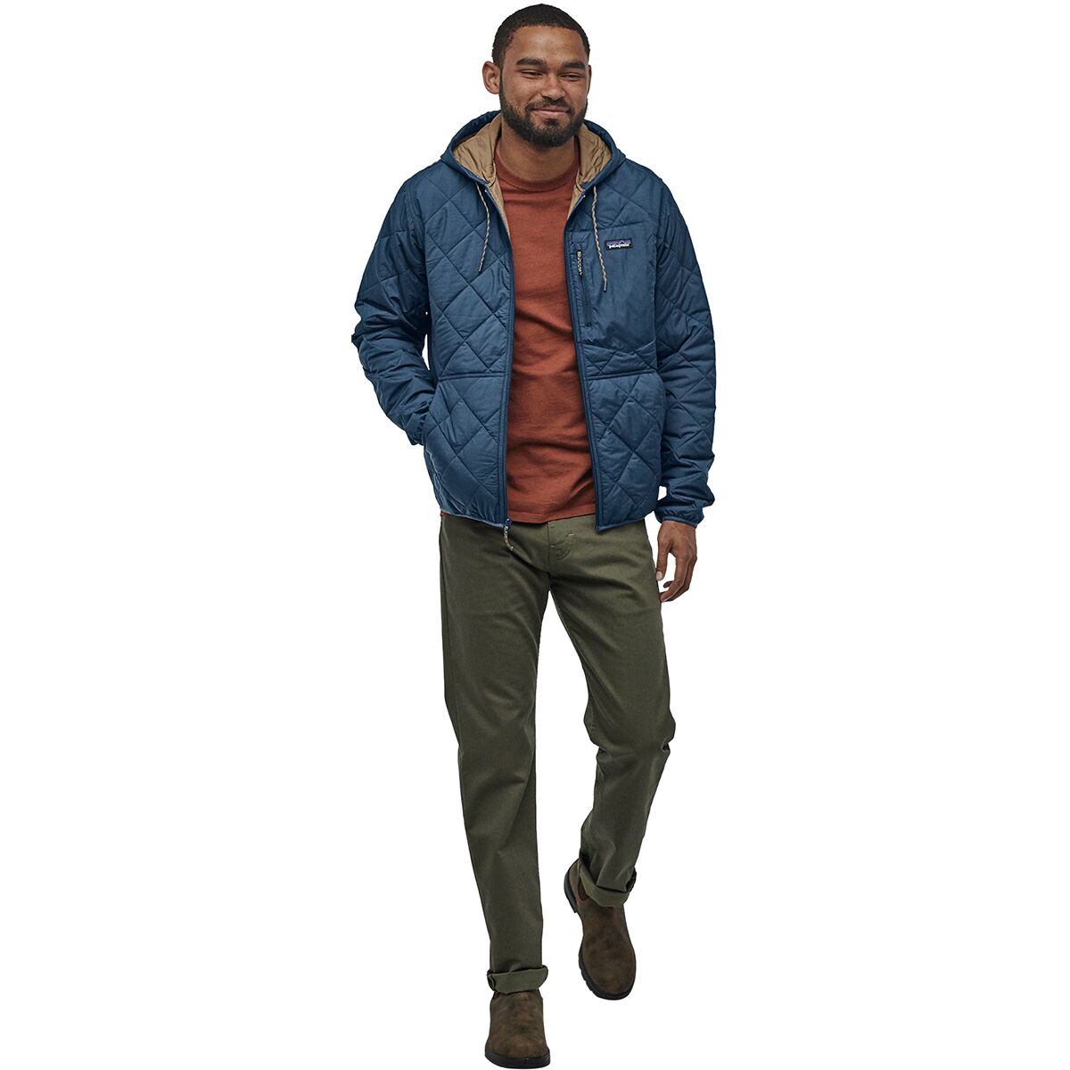 Patagonia Diamond Quilted Bomber Hooded Jacket - Men´s