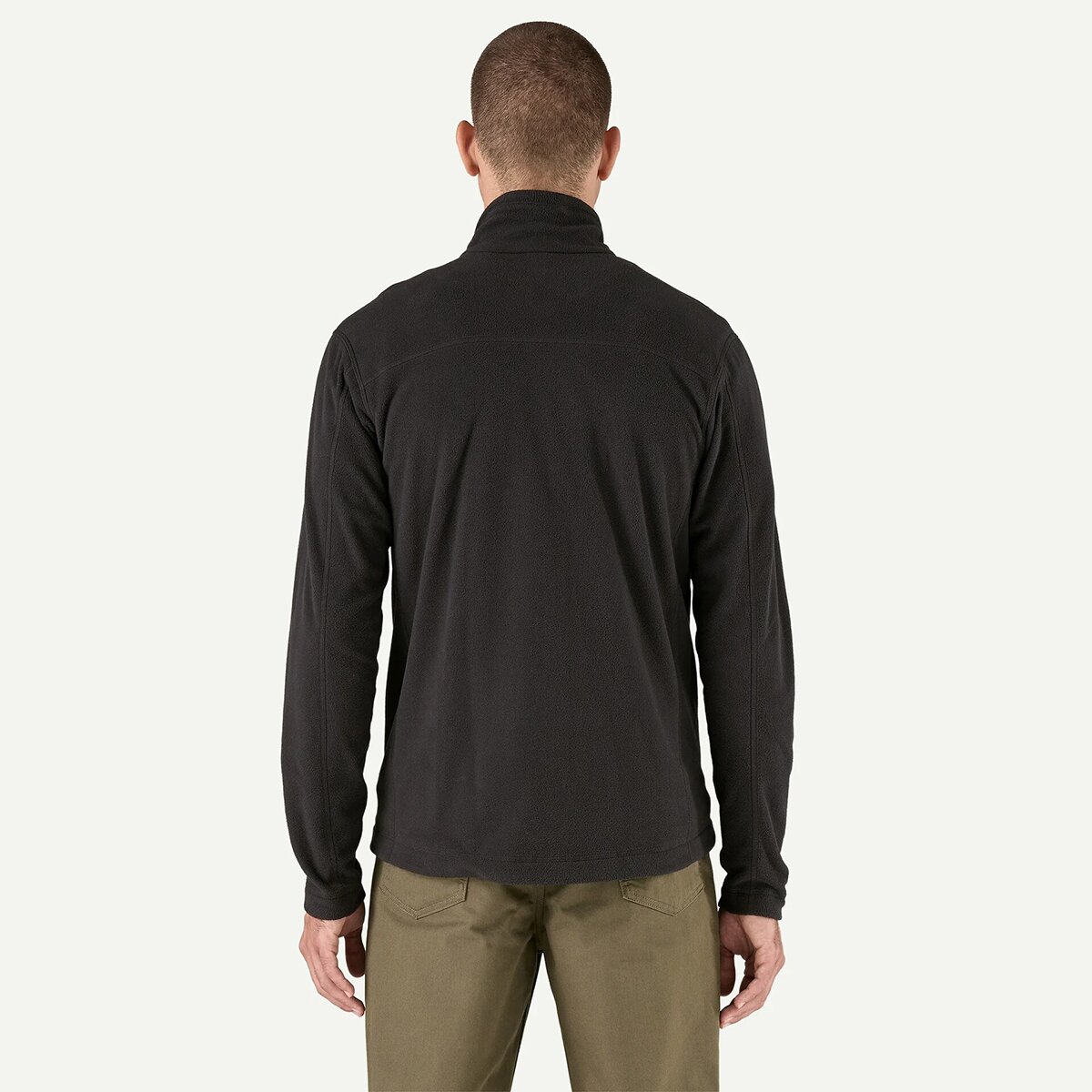 Мужская куртка Patagonia Micro D Fleece, цвет: Чёрный — фото 3