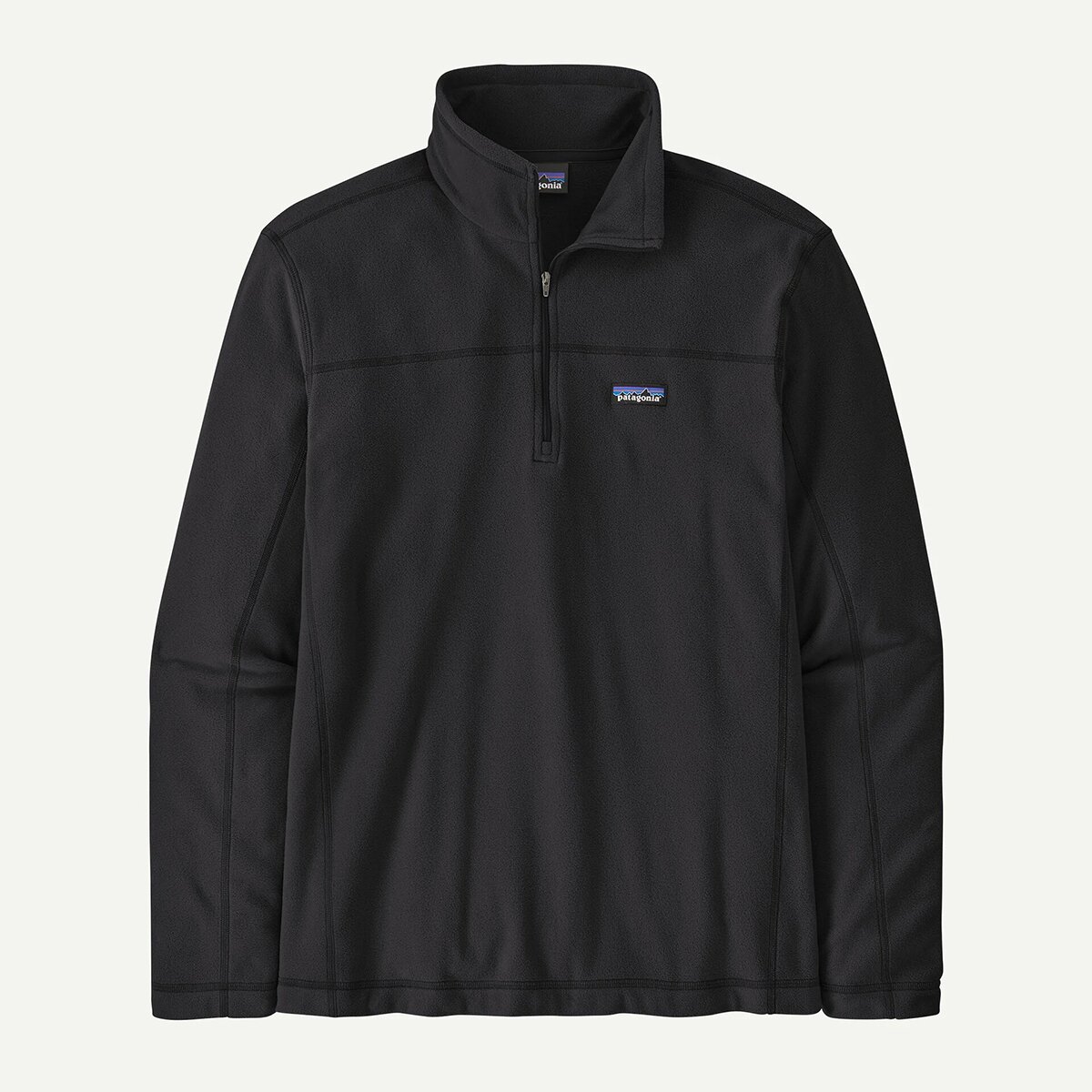 Мужской свитер Patagonia Micro D Fleece Pullover, цвет: Чёрный — фото 4
