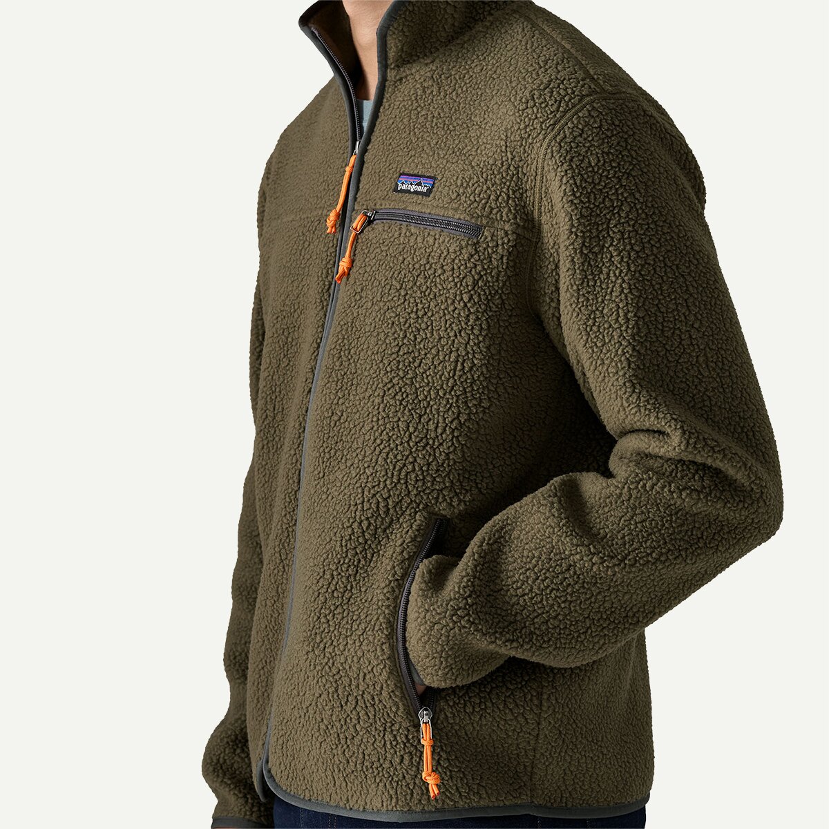 Мужская куртка Patagonia Retro Pile, цвет: Зелёный — фото 2