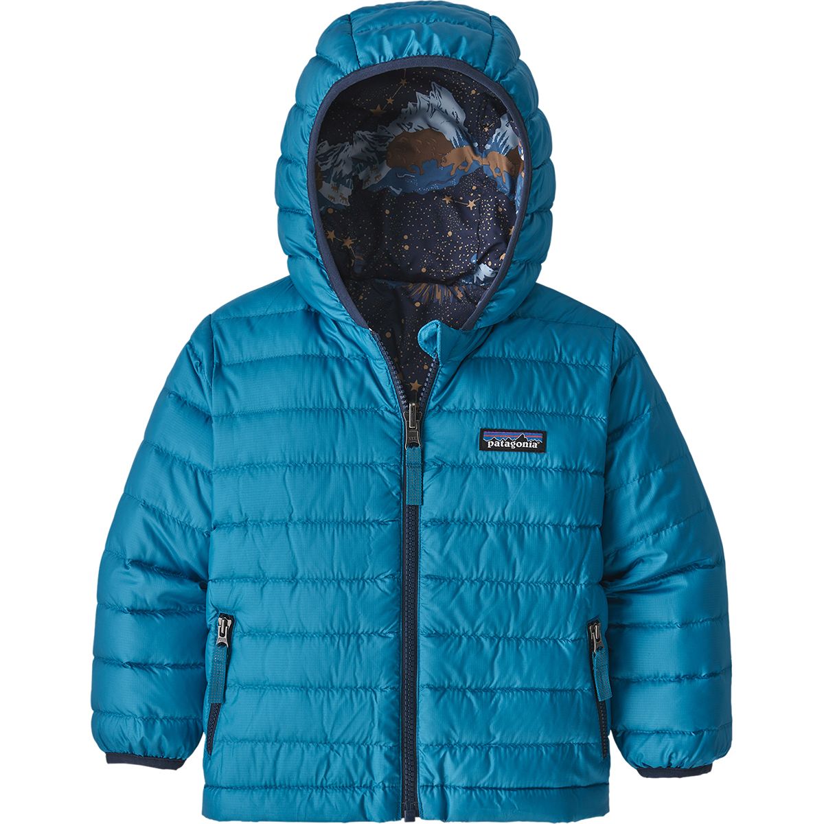 Patagonia Reversible Down Sweater Hoodie - Toddler Boys' | Backcountry.com