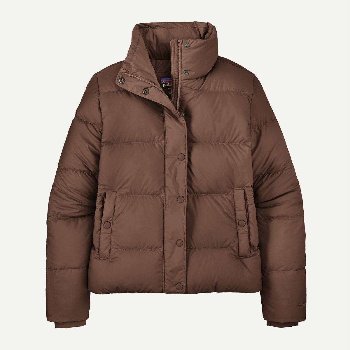 Женская куртка Patagonia Silent Down Jacket, цвет: Коричневый — фото 3