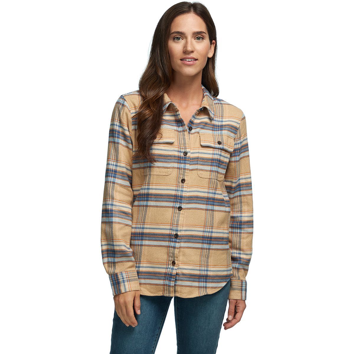 Patagonia Fjord Long-Sleeve Flannel Shirt - Women's | Backcountry.com