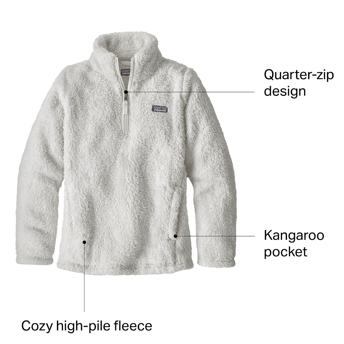 Patagonia Los Gatos 1/4Zip Jacket Girls' Kids