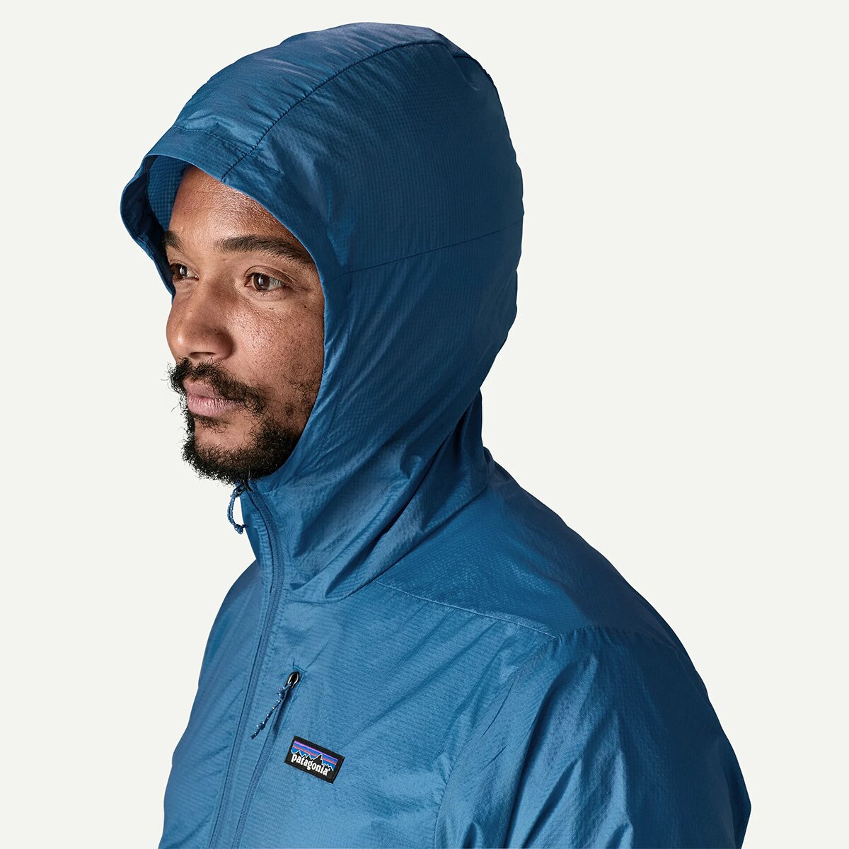 Мужская куртка Patagonia Houdini Full-Zip, цвет: Синий, вариант 1 — фото 8