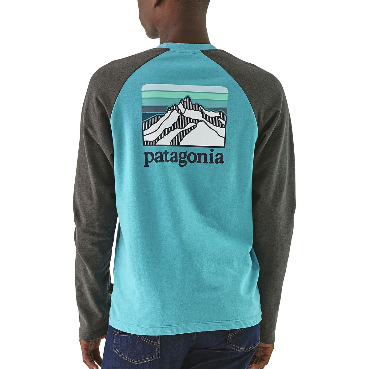 men's line logo ridge lightweight crew sweatshirt