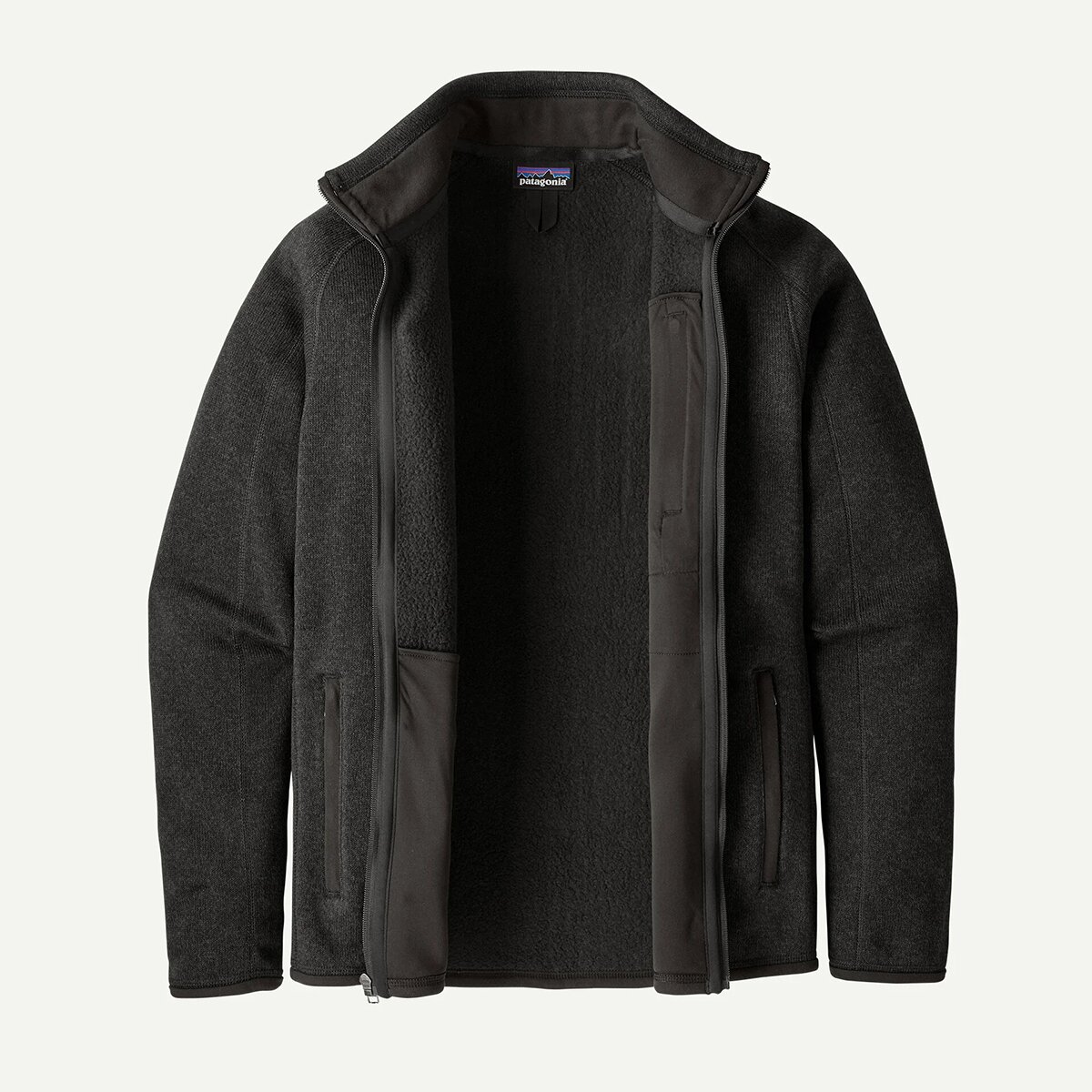 Мужская куртка Patagonia Better Sweater Fleece, цвет: Чёрный — фото 5