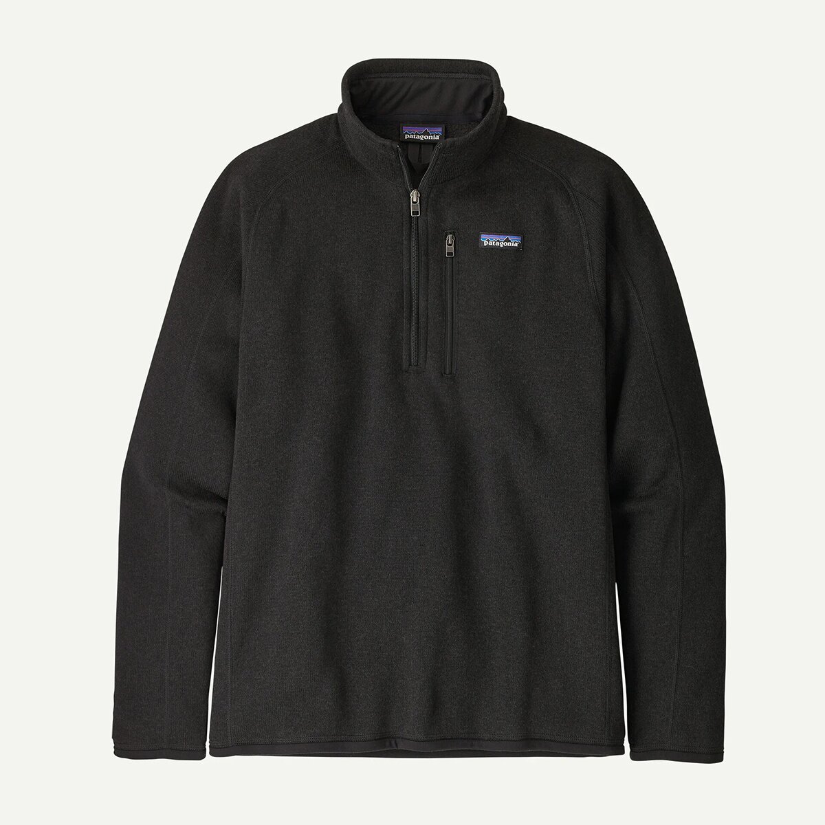Мужская куртка Patagonia Better Sweater 1/4-Zip Fleece, цвет: Чёрный — фото 2