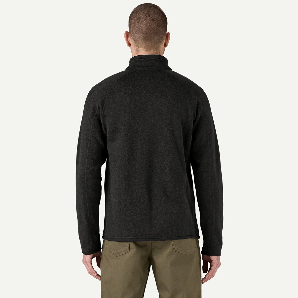 Мужская куртка Patagonia Better Sweater 1/4-Zip Fleece, цвет: Чёрный — фото 3