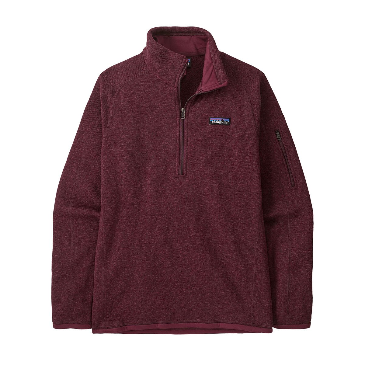 Женская куртка Patagonia Better Sweater 1/4-Zip Fleece, цвет: Ягодный инжирный — фото 2
