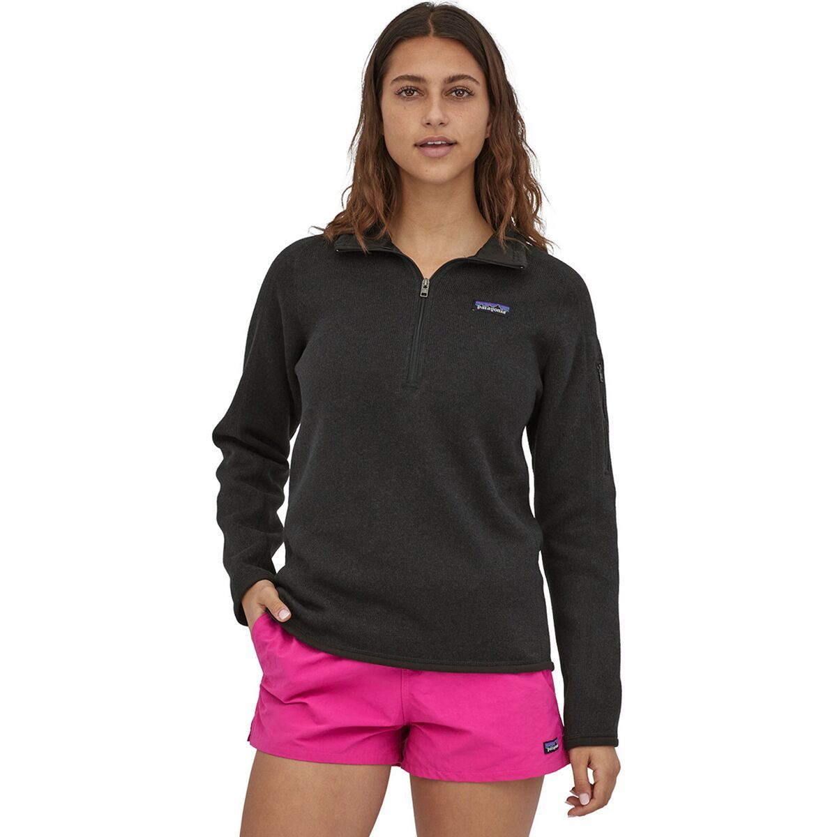 patagonia grey half zip