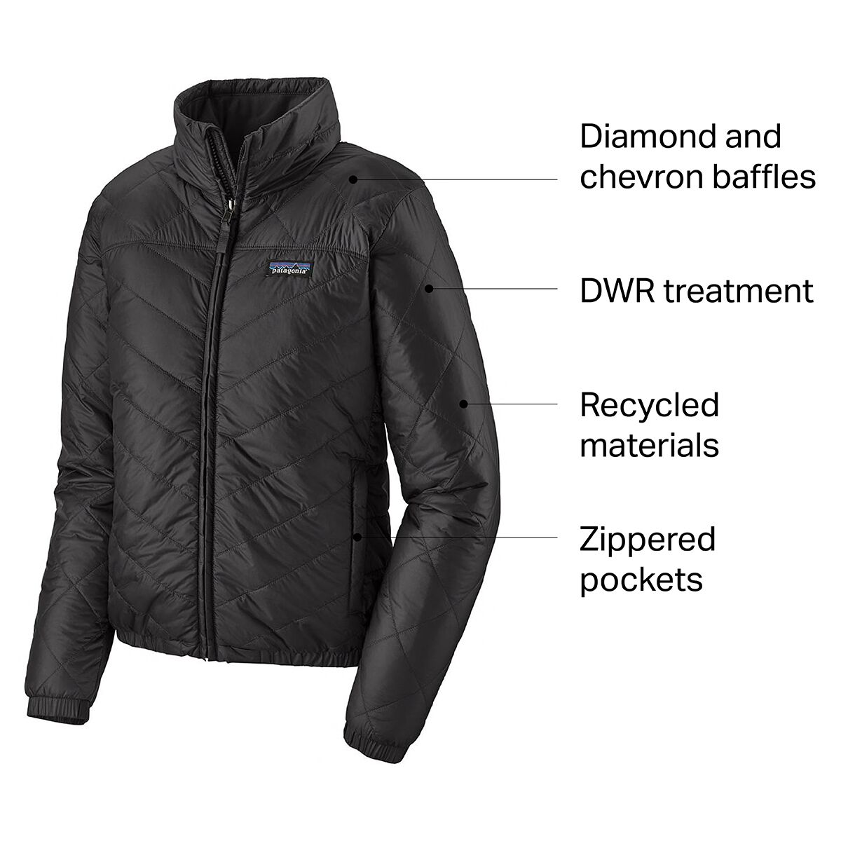 Patagonia Radalie Lightweight Bomber Jacket Women's Clothing