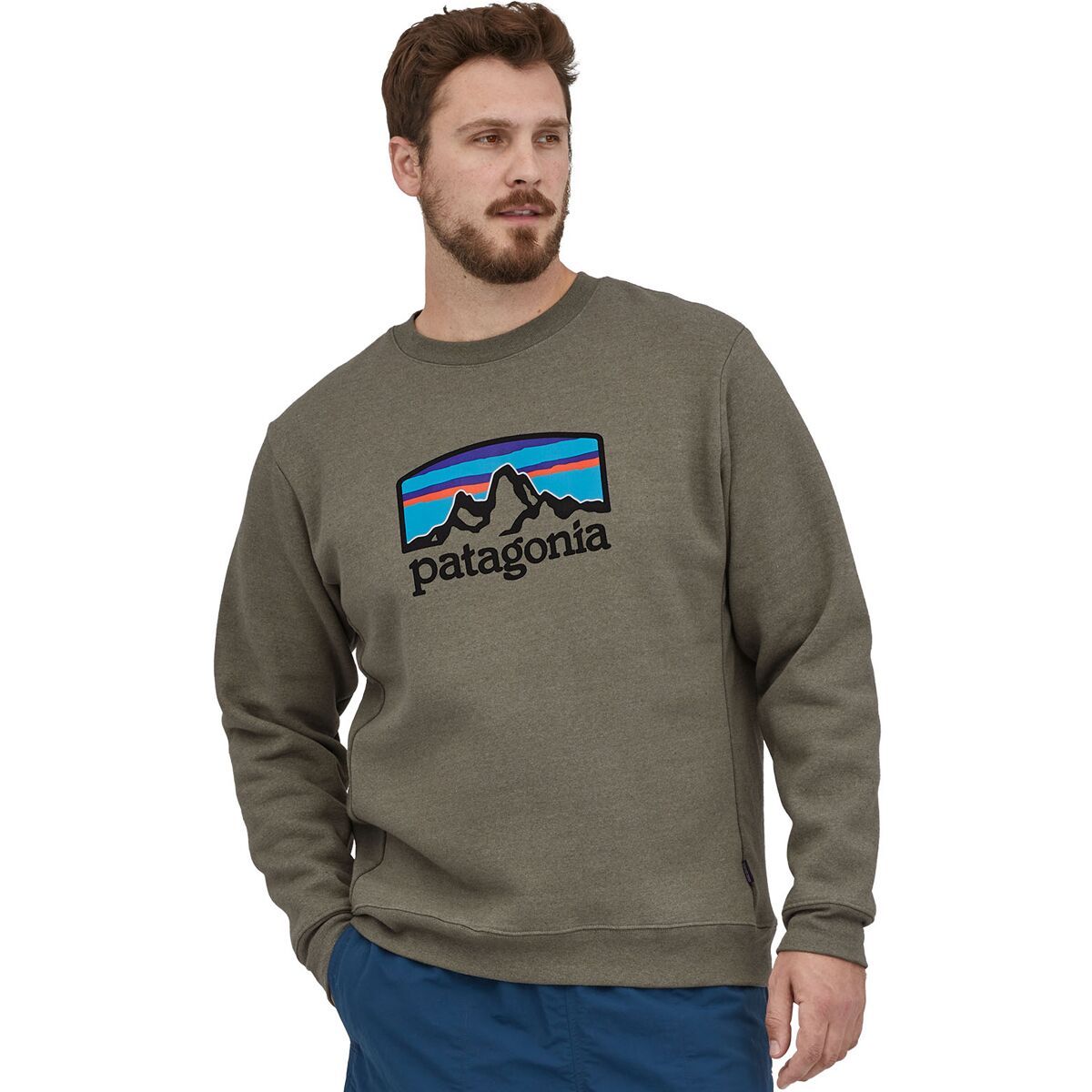 patagonia men's fitz roy horizons uprisal crew sweatshirt