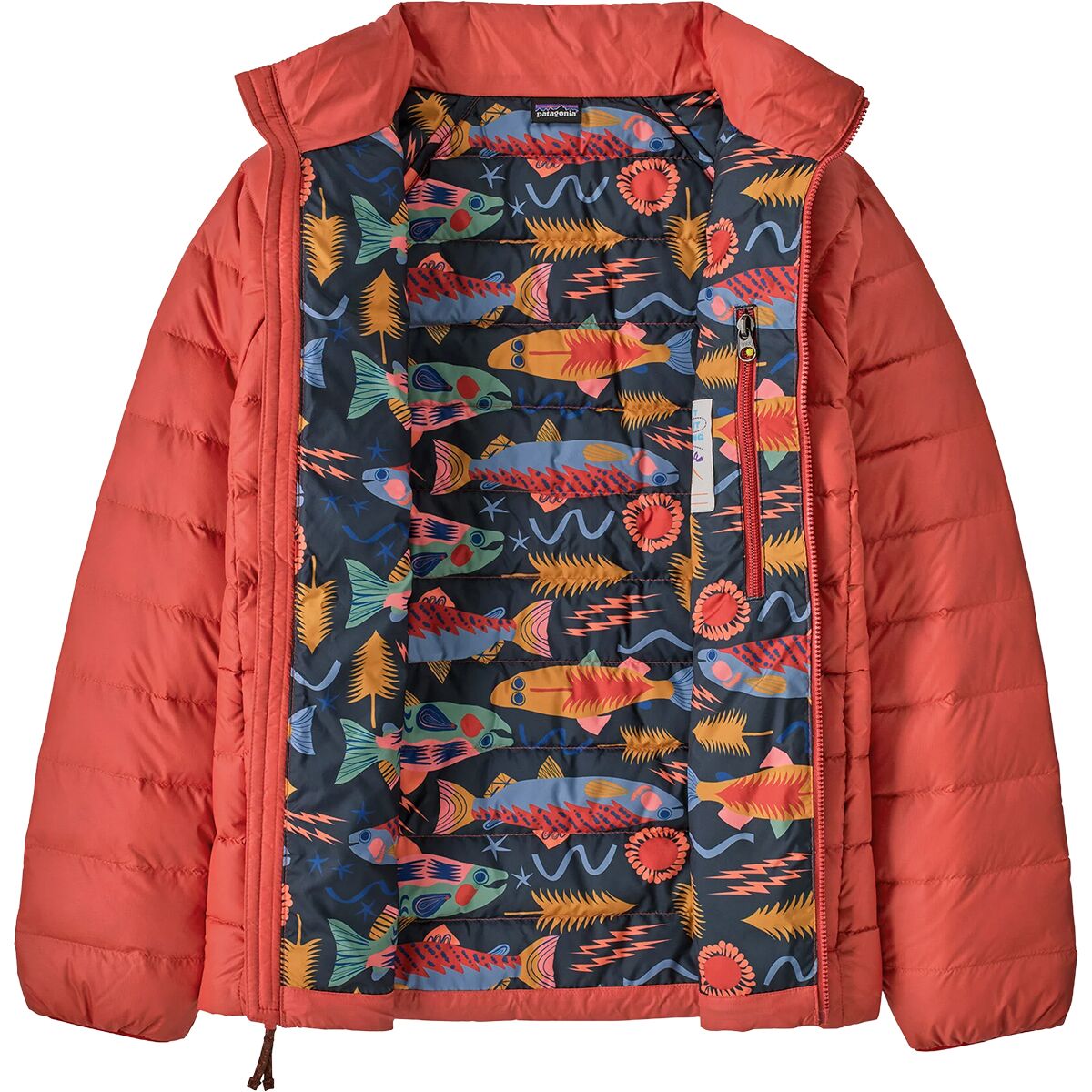 Детская куртка Patagonia Down Sweater Jacket, цвет: Красный — фото 3