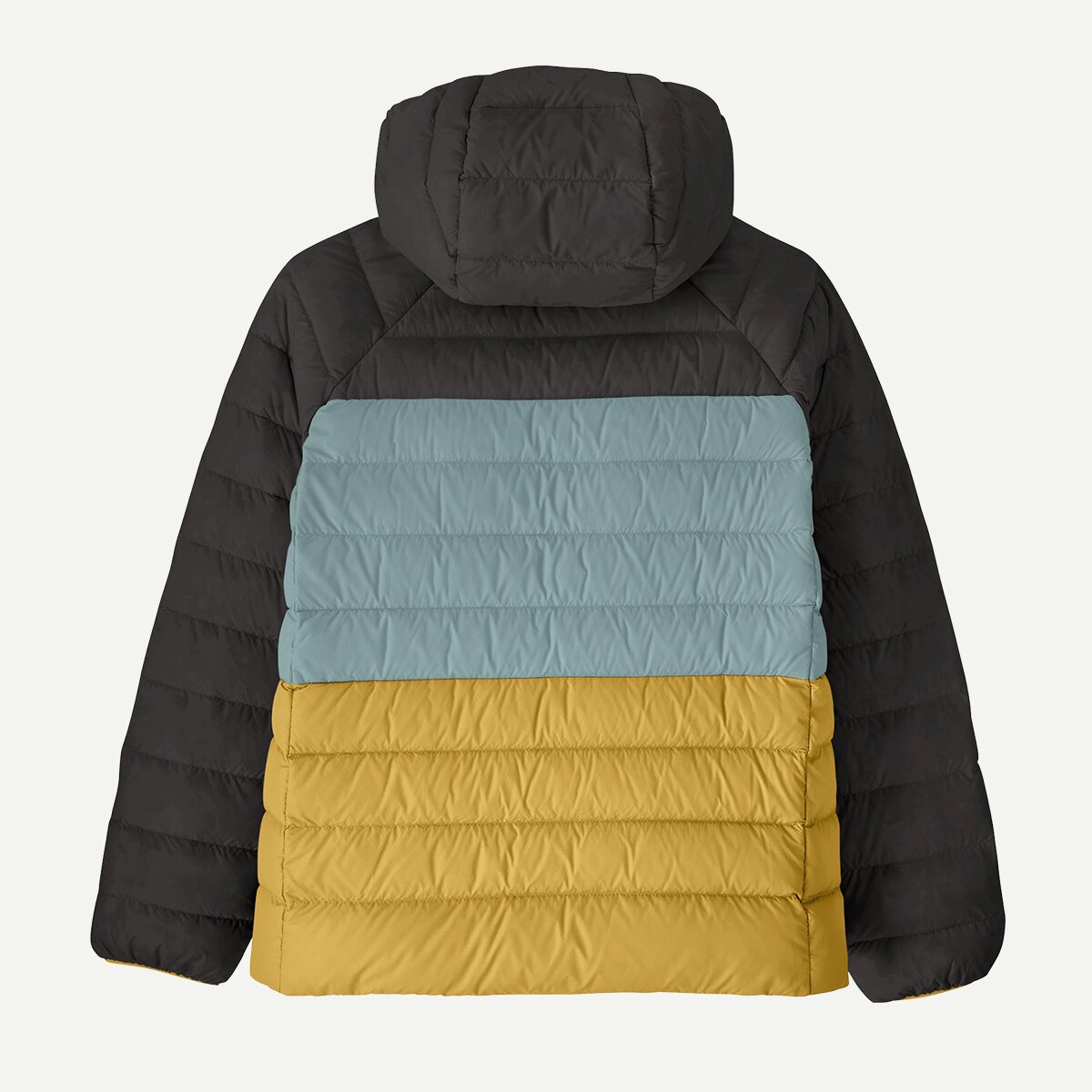Детское худи Patagonia Reversible Down Sweater, цвет: Чёрный — фото 4