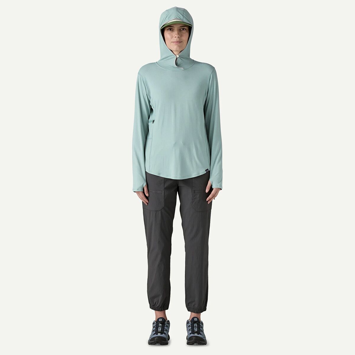 Женское худи Patagonia Tropic Comfort Natural, цвет: Синий — фото 3