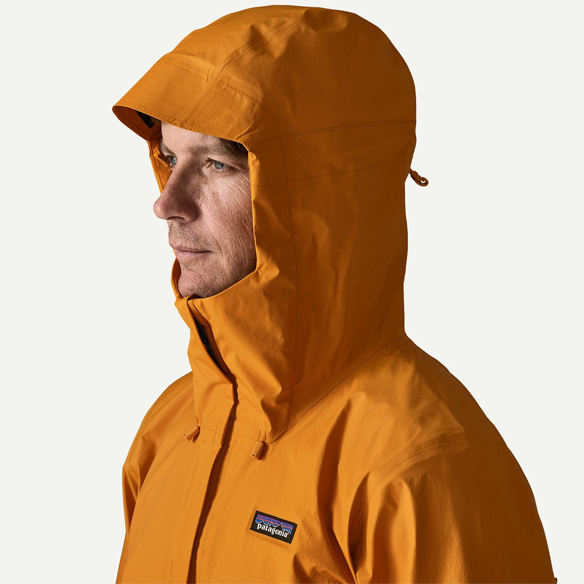 Мужская куртка Patagonia Torrentshell 3L, цвет: Оранжевый — фото 5