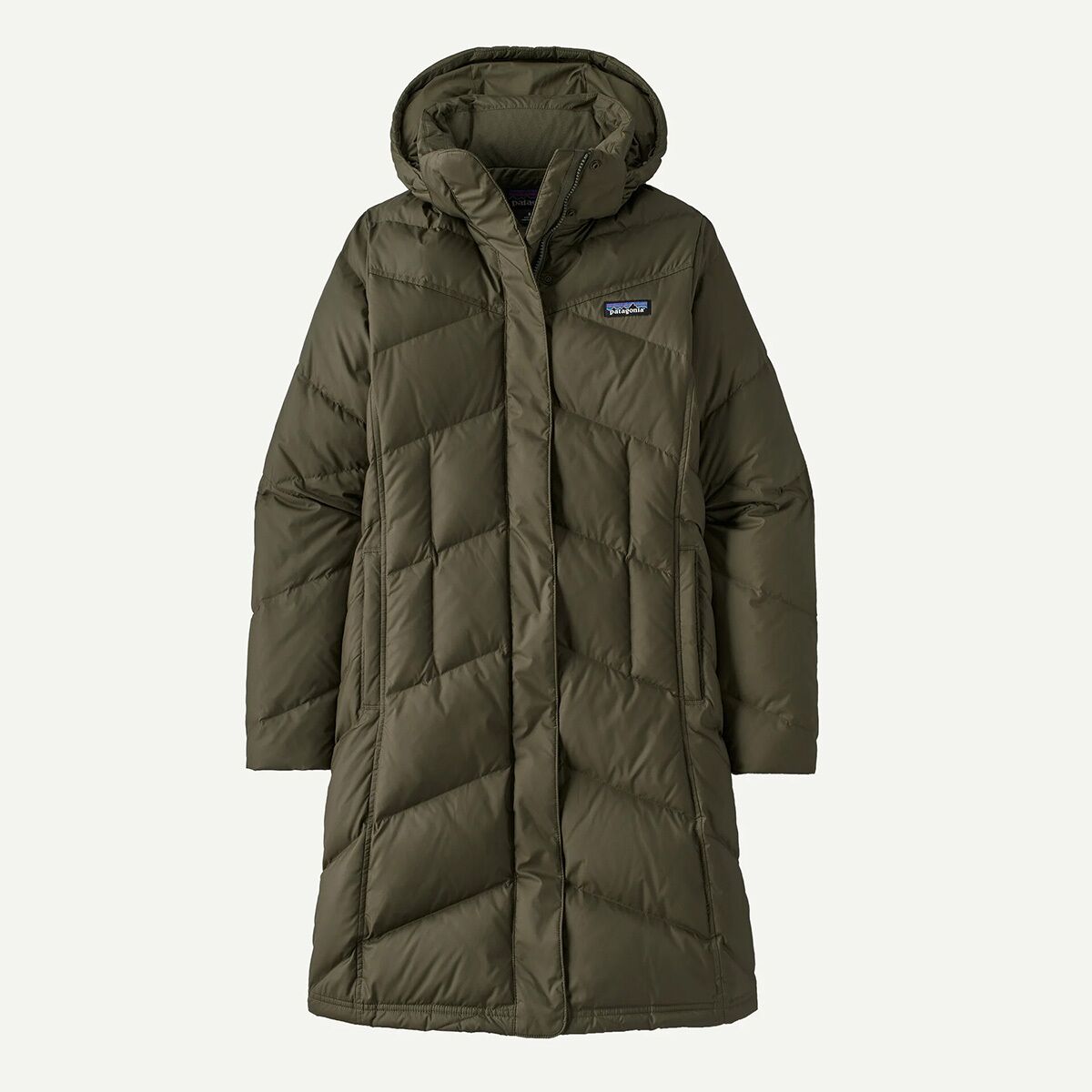 Женская куртка Patagonia Down With It, цвет: Зелёный, вариант 1 — фото 3