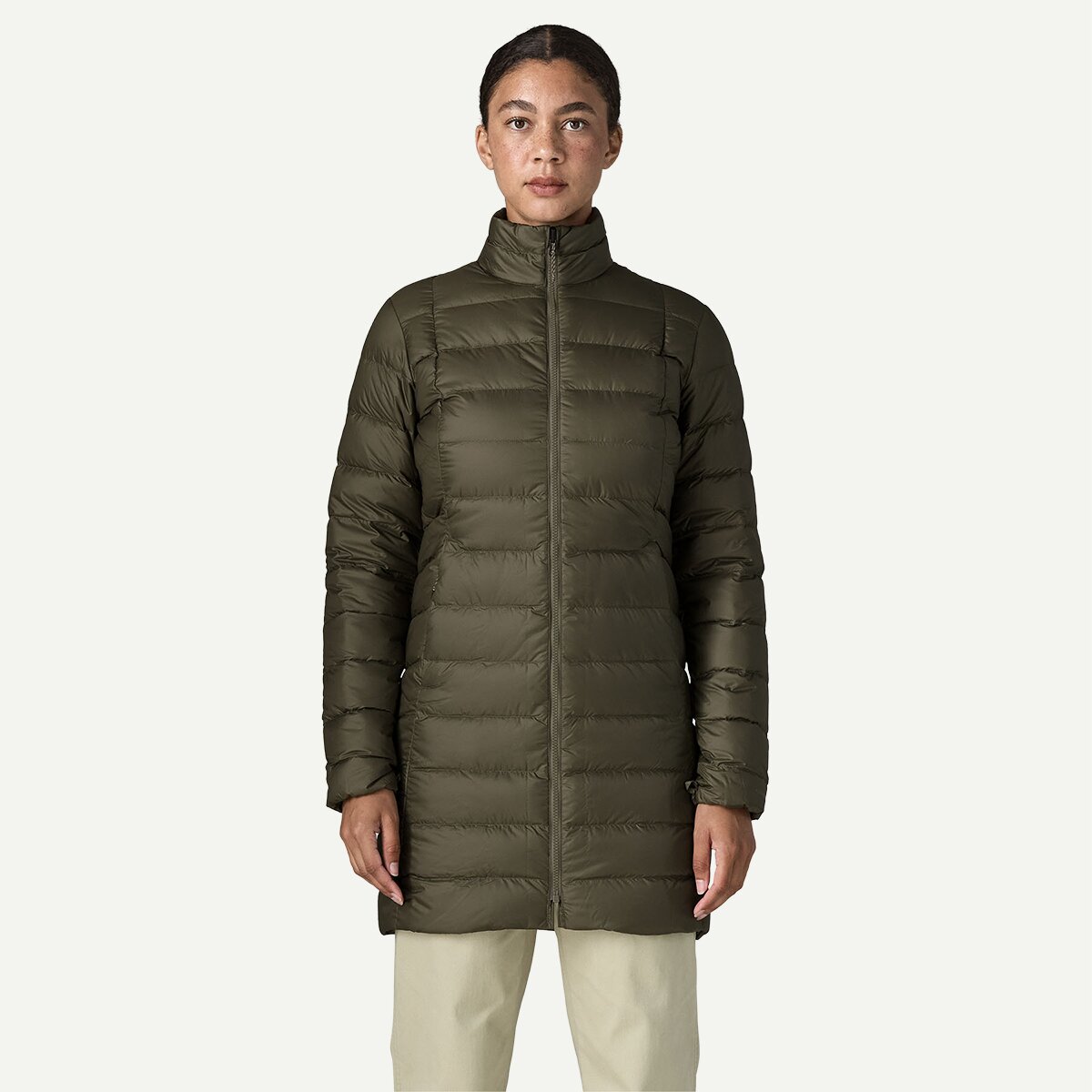 Женская куртка Patagonia Tres Down 3-In-1 Parka, цвет: Зелёный, вариант 1 — фото 3