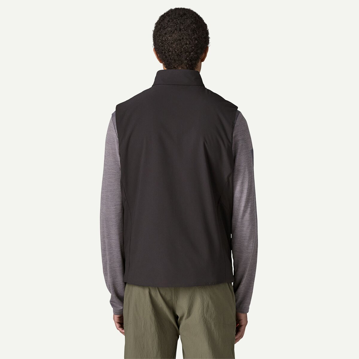 Мужской жилет Patagonia Nano-Air Light Vest, цвет: Чернильный чёрный — фото 2