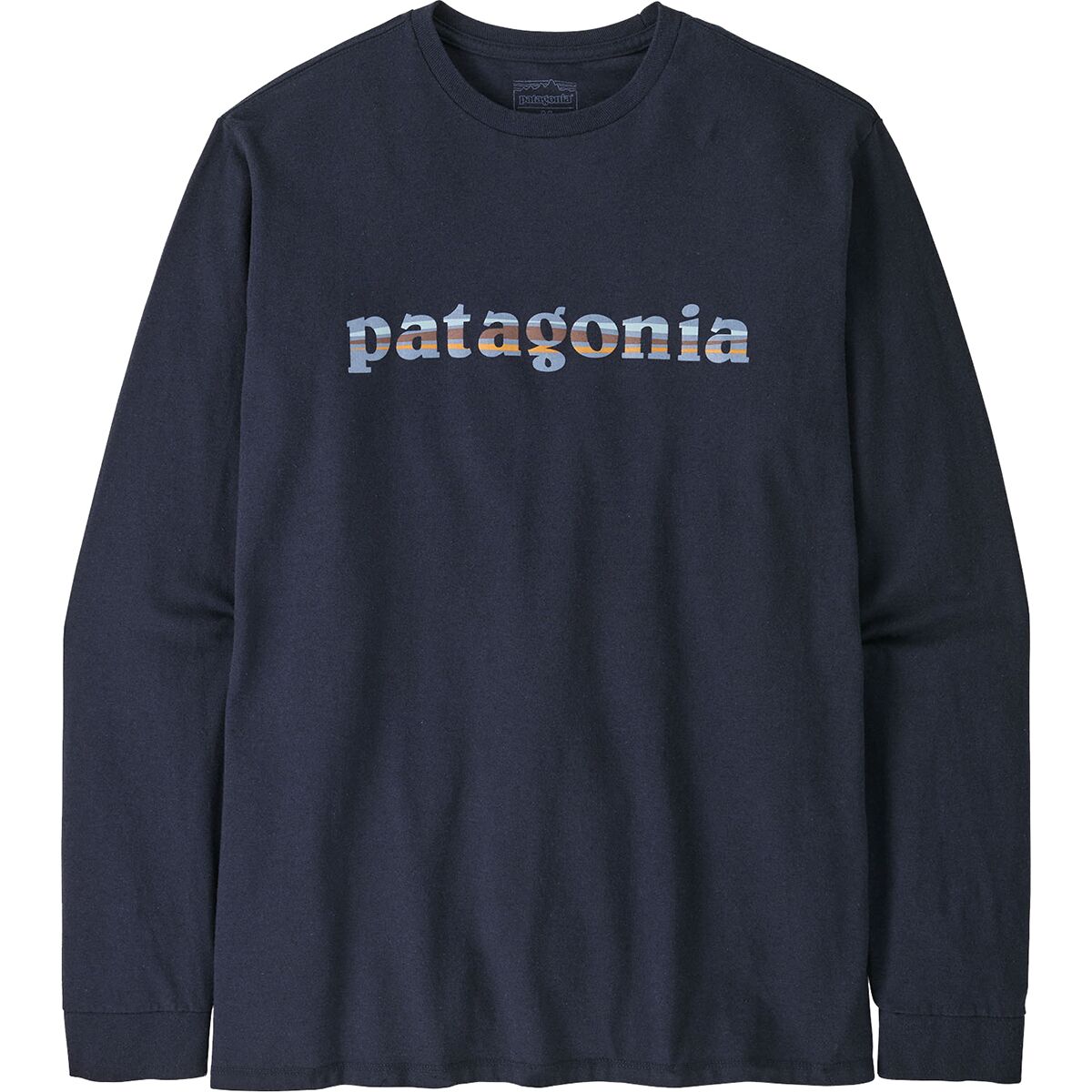 Patagonia 73 Text Logo Long-Sleeve Responsibili-Tee -...