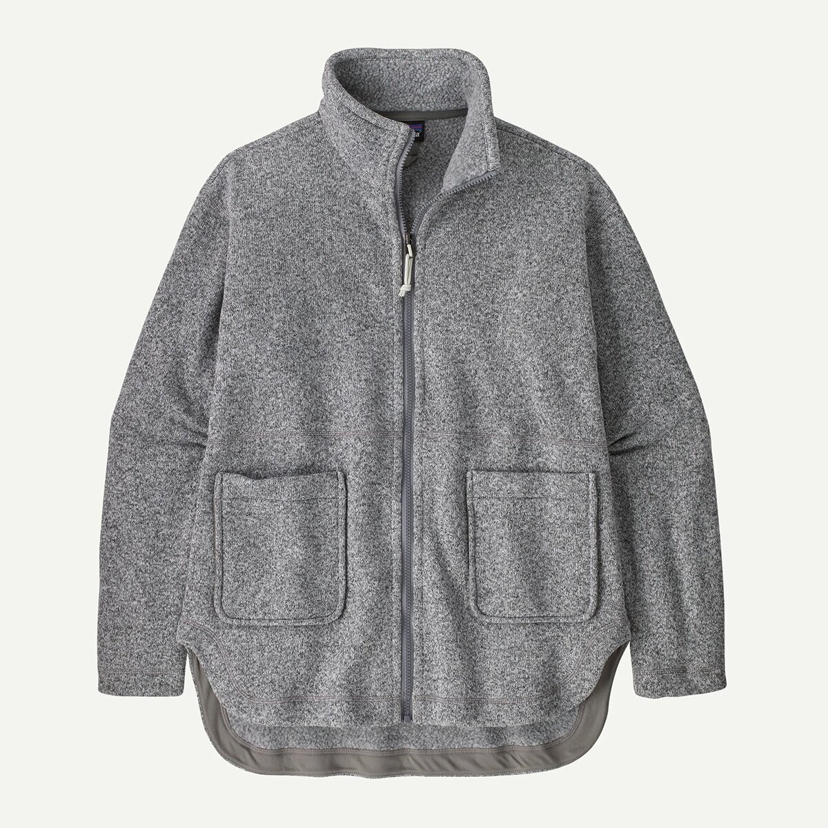 Женское пальто Patagonia Better Sweater Oversized Coat, цвет: Берёзовый белый — фото 6