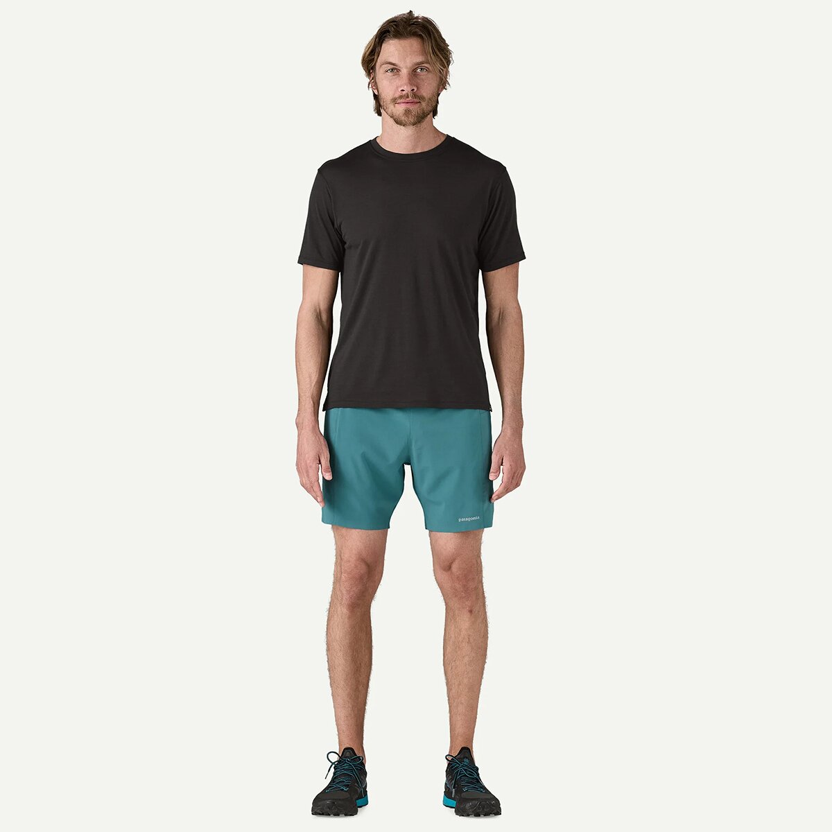 Мужская рубашка Patagonia Capilene Cool Merino Blend, цвет: Чёрный — фото 6