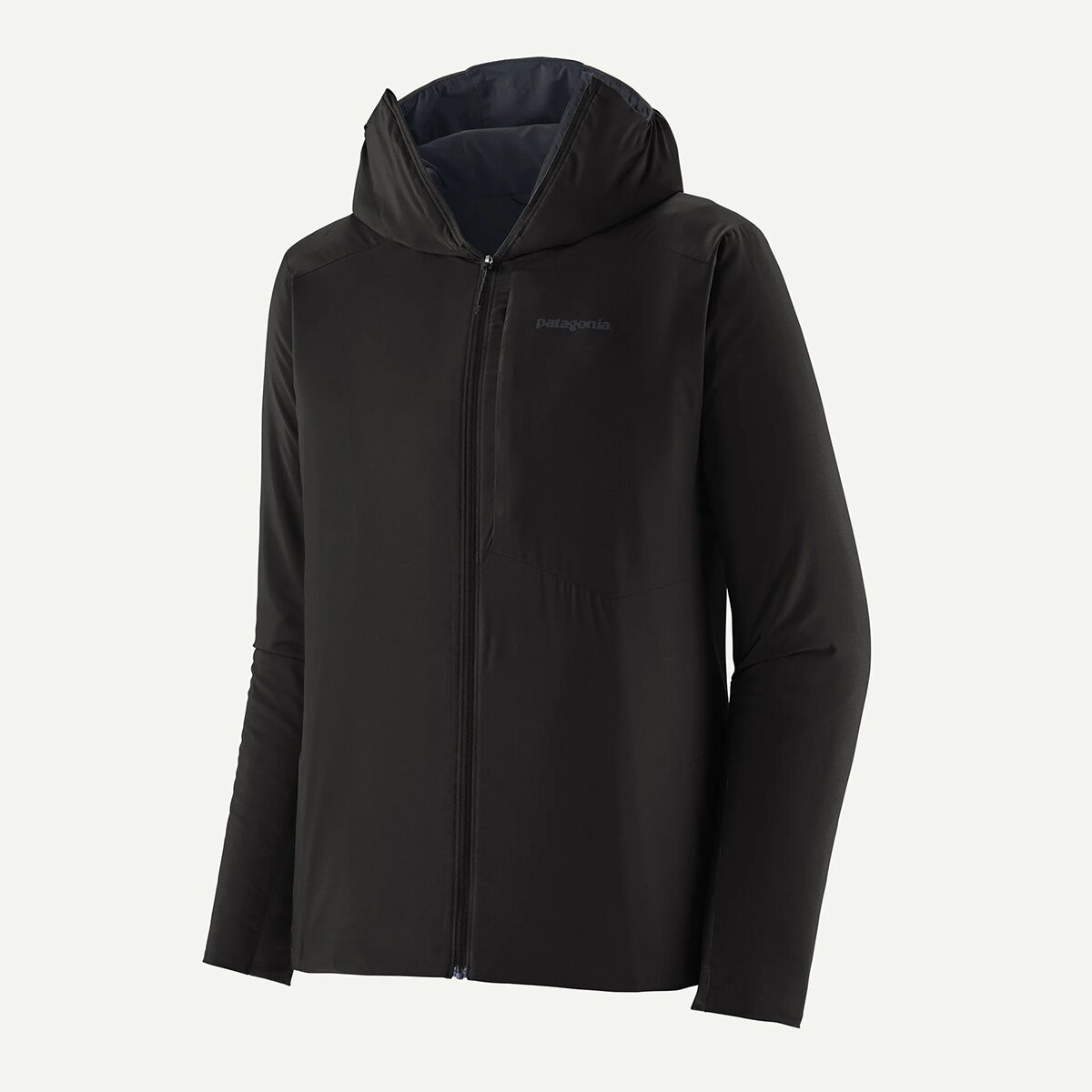 Мужское худи Patagonia Nano-Air Ultralight Full-Zip, цвет: Чёрный — фото 2