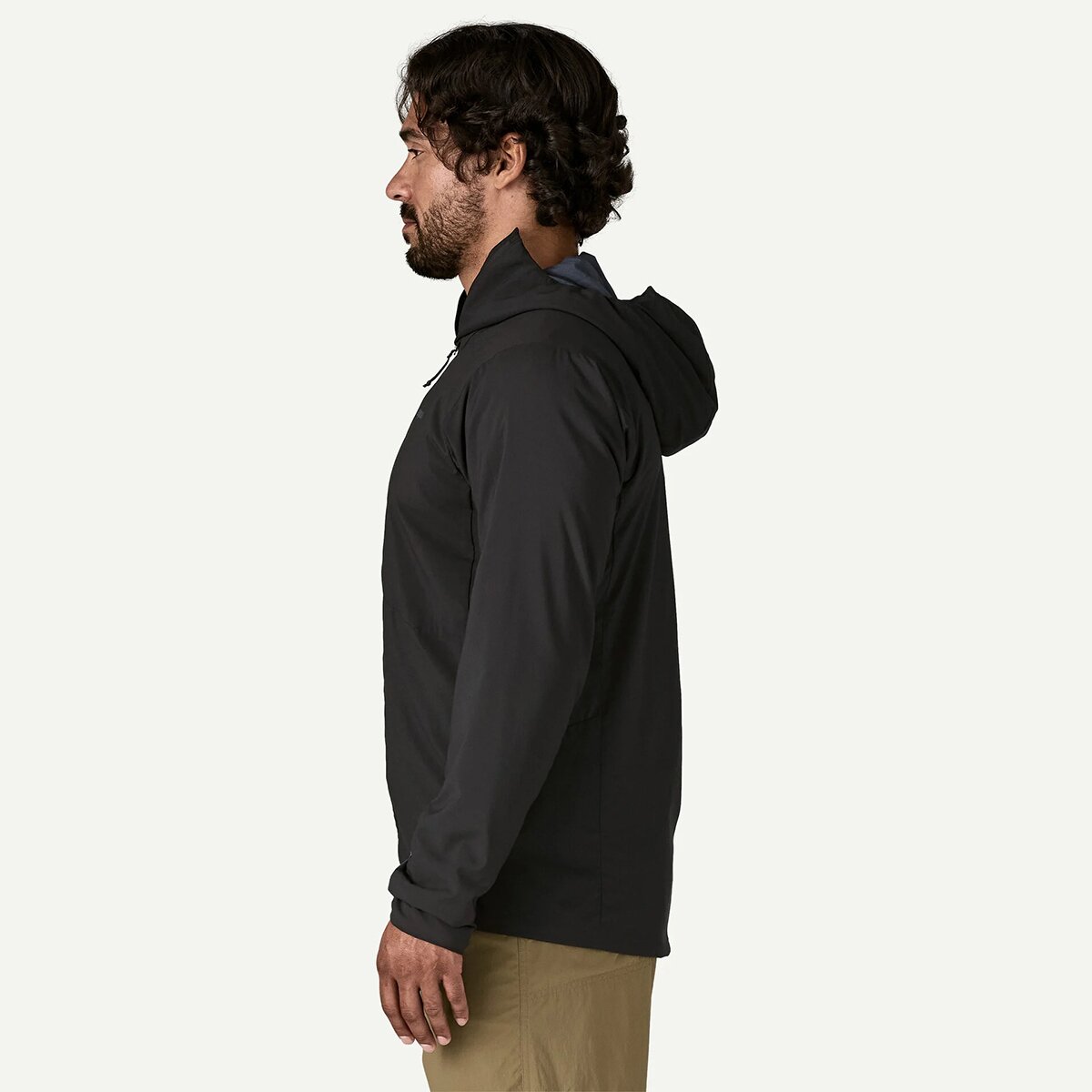Мужское худи Patagonia Nano-Air Ultralight Full-Zip, цвет: Чёрный — фото 4