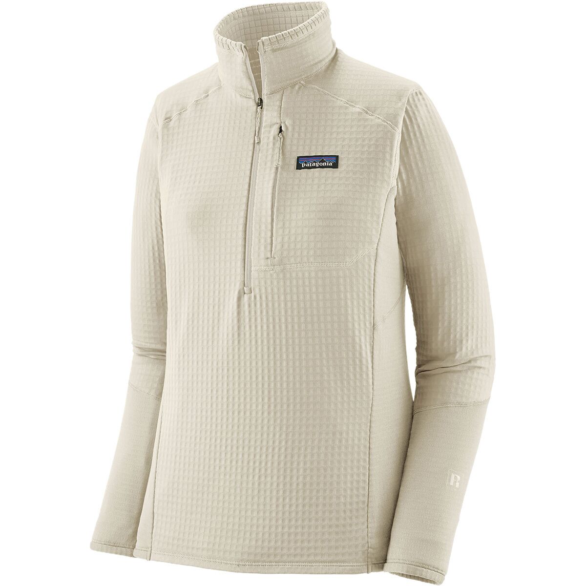 Женский свитер Patagonia R1 Pullover, цвет: Берёзовый белый — фото 2