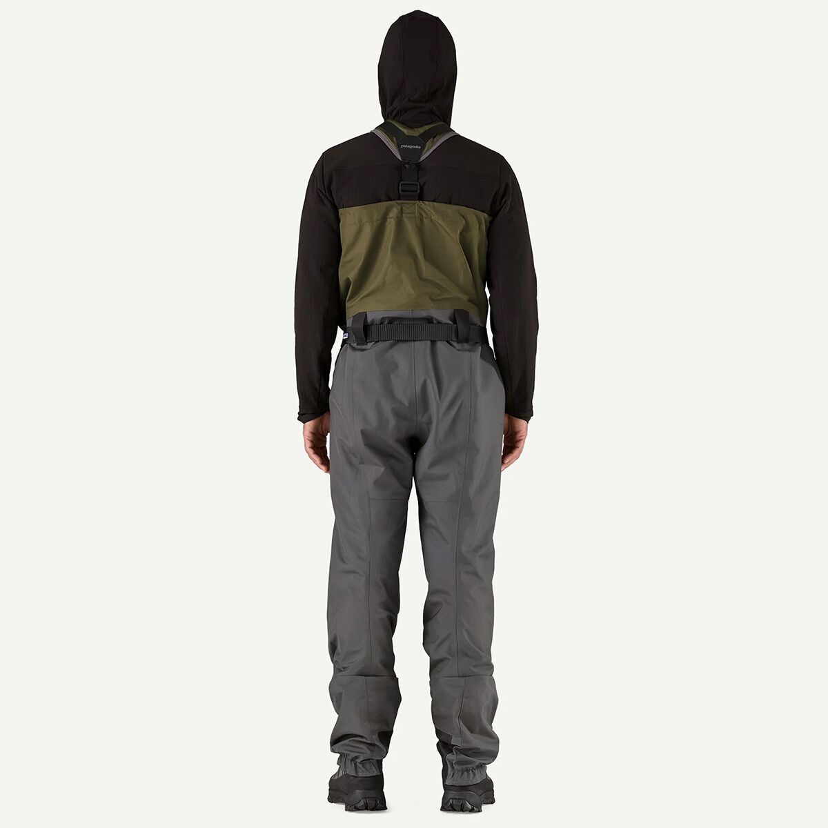 Мужские комбинезоны Patagonia Swiftcurrent Expedition Zip-Front Waders, цвет: Зелёный — фото 5
