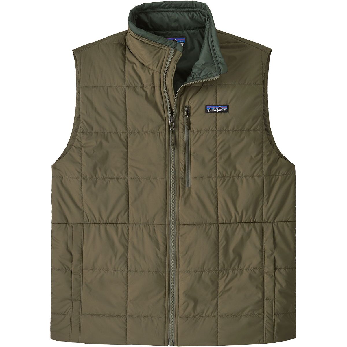Мужской жилет Patagonia Light Gust Vest, цвет: Зелёный — фото 3