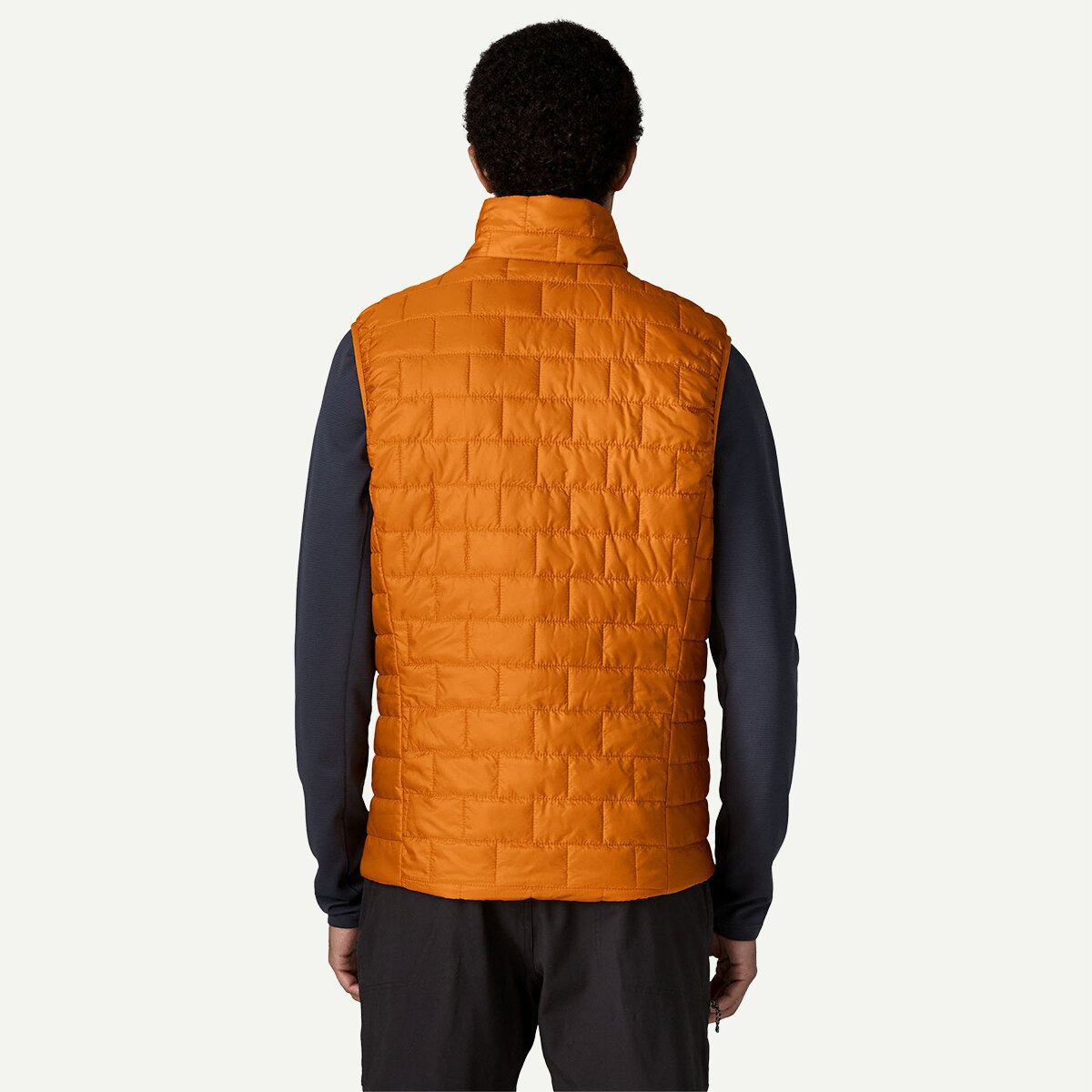 Мужской жилет Patagonia Nano Puff Vest, цвет: Оранжевый — фото 3