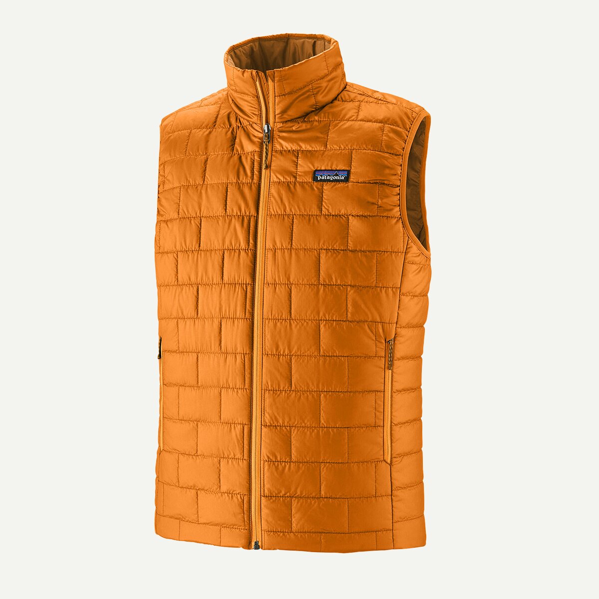 Мужской жилет Patagonia Nano Puff Vest, цвет: Оранжевый — фото 7