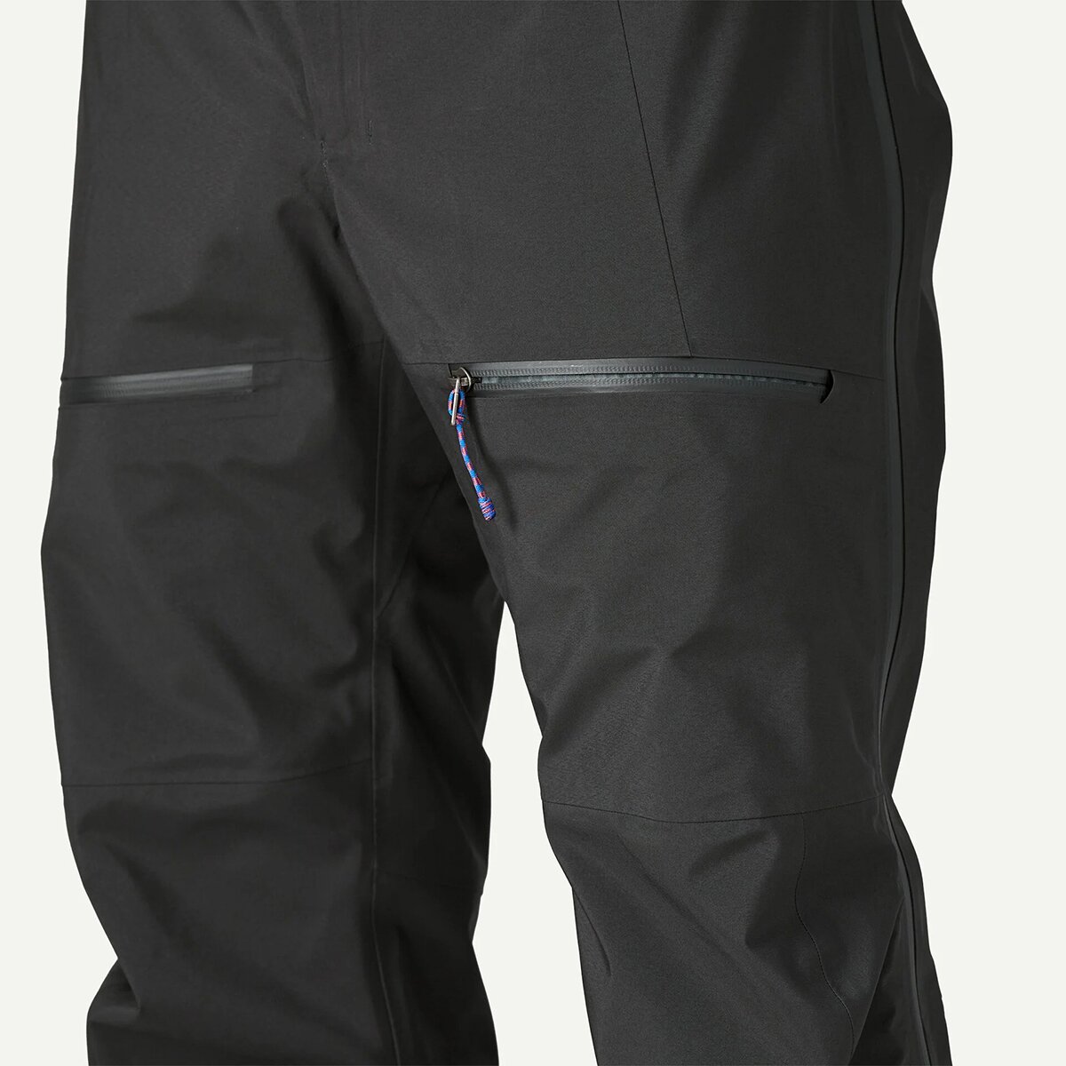 Мужские брюки Patagonia Pluma PRO Bib, цвет: Чёрный — фото 5
