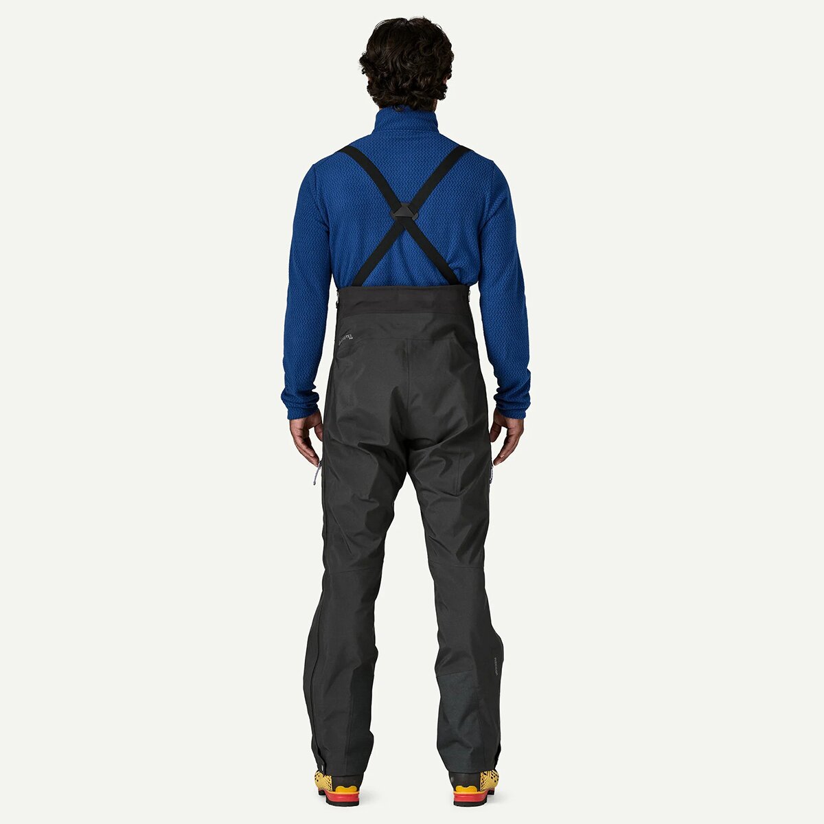 Мужские брюки Patagonia Pluma PRO Bib, цвет: Чёрный — фото 3