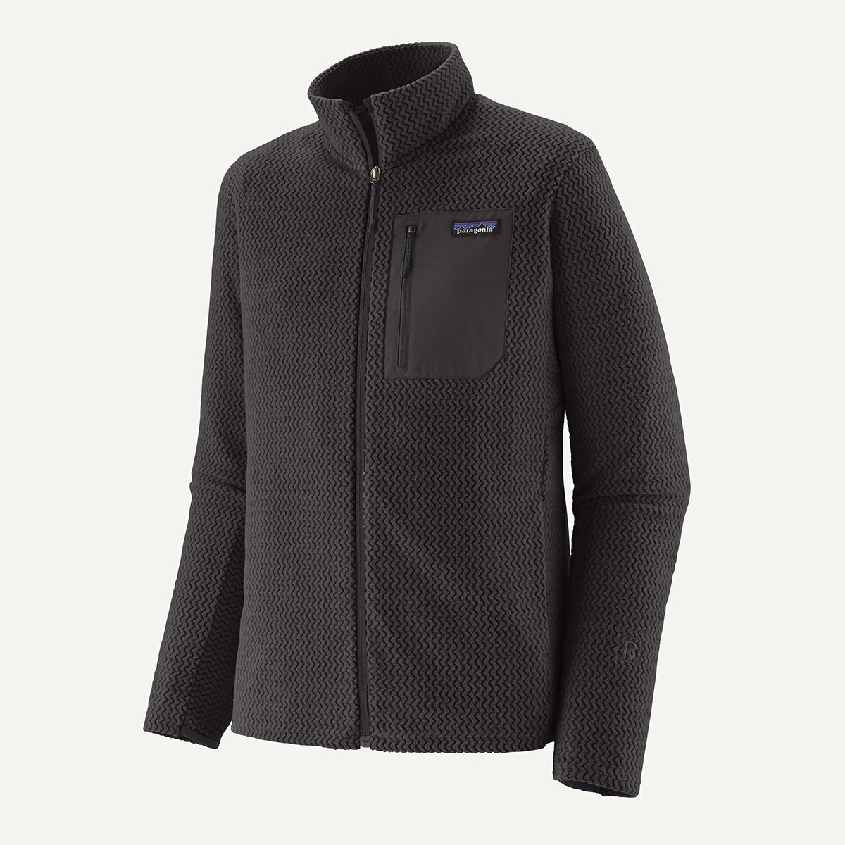 Мужская куртка Patagonia R1 Air, цвет: Чёрный — фото 2