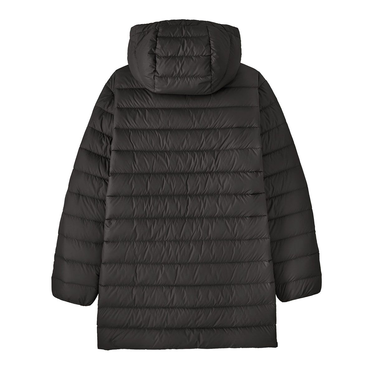 Детский пуховик Patagonia Down Sweater Parka, цвет: Чёрный — фото 2