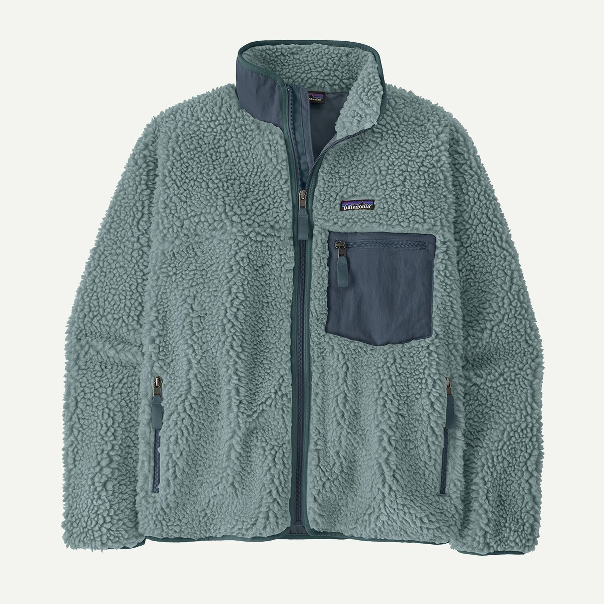 Женская куртка Patagonia Classic Retro-X, цвет: Синий шалфейный — фото 4