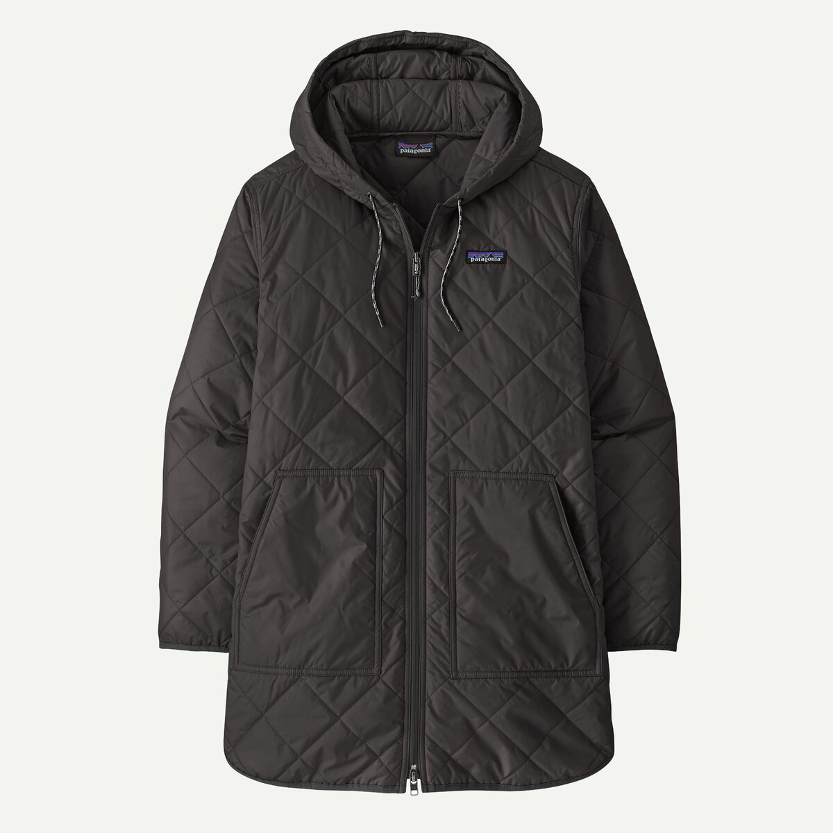 Женская куртка Patagonia Diamond Quilted, цвет: Чёрный — фото 4