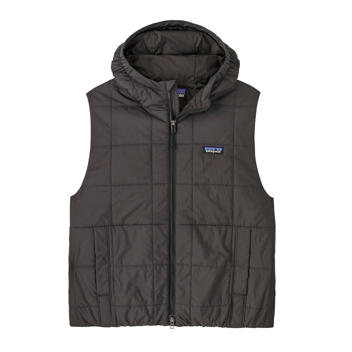 Женский жилет Patagonia Light Gust Hooded Vest, цвет: Чёрный — фото 2