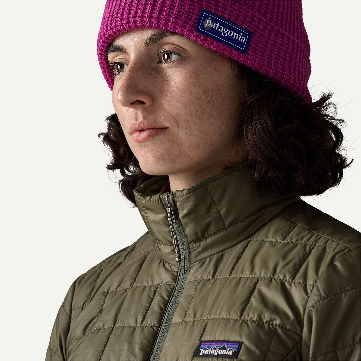 Женская куртка Patagonia Nano Puff Insulated, цвет: Зелёный, вариант 1 — фото 7
